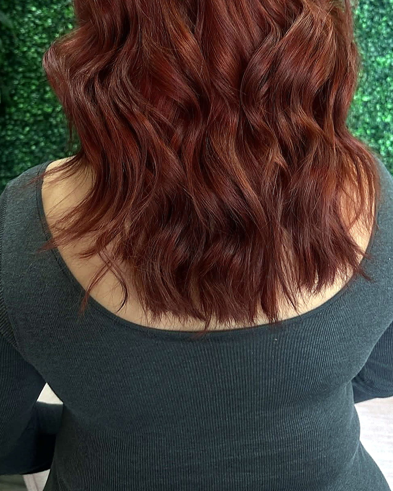 Copper revival — color correction: uneven tones lifted to an even, rich copper